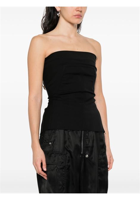 Top senza spalline in nero Rick owens - donna RICK OWENS | RP02E4127WST09